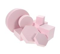 MUELODSIC 8 Piezas Geométricos de Ligera para Fotografía Props Decorativos para Fotos de Productos Joyería y Cosméticos Diseño Único para Tiendas y