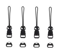 MUELODSIC 8 piezas Hebillas Qd para Correa de Cámara Adaptadores de Liberación Rápida Conectores para Correa de Cuello con Argollas Triangulares y Hebillas Reforzadas Compatibles con