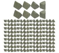 MUELODSIC Abrasivo Triangular Rápido 4x4 de 450 G para Pulido Vibratorio, Material Cerámico Resistente para Pulir Bricolaje y Artesanías, Adecuado para Pulido Profundo y Acabado de Rocas
