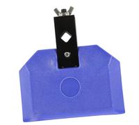 MUELODSIC Accesorio para Percusión con Soporte Cencerro Portátil de Plástico Azul para Percusión Latina Incluye Abrazadera y Fácil Instalación y Transporte