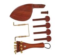 MUELODSIC Accesorios de Madera para Violín Mentonera Tornillos Clavijas y de Rata Repuestos Duraderos para Reparación y de Instrumentos de Cuerda