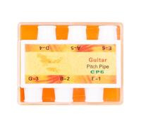 MUELODSIC Afinador de Guitarra de 6 Agujeros Plástico Pequeño Práctico y Duradero, Accesorio para Afinar Guitarras Acústicas, Transductor de Tono Útil para Instrumentos Musicales, Adecuado