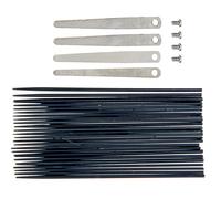 MUELODSIC Agujas para Reparación de Saxofón con y Tornillos Accesorios Compactos para Saxofón Tenor y Flexibles y Duraderas para Músicos Principiantes y Profesionales