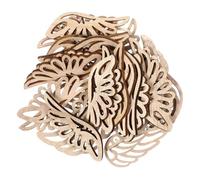 MUELODSIC Alas de Ángel de Madera sin Terminar 120 Piezas 30 Unidades Modelos 1 2 3 y 4 Rodajas de Madera Natural para Manualidades Pintura y Decoración DIY en Proyectos Creativos y