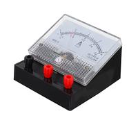 MUELODSIC Amperímetro De Cc De Doble Rango 0.6a y 3a, Aparato Experimental De Física Para Estudiantes, Carcasa De Plástico Resistente, Adecuado Para Lecciones y Experimentos Eléctricos