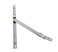 MUELODSIC Barra de Seguridad Ajustable para Ventanas Correderas Limitador de Apertura Resistente de Acero Inoxidable Protección Fiable para Hogares Instalación Rápida y Compatible con