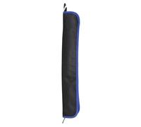 MUELODSIC Bolsa de Tela Oxford para Flauta y Saxofón, Negra con Bordes Azules, Estuche Vertical Portátil y Ligera, Bolso de Transporte Resistente al Agua para Instrumentos de Viento