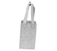 MUELODSIC Bolsa de Vino de Fieltro Portátil para 4 Botellas Compartimento Interior Extraíble, Plegable y Fácil de Llevar, Adecuado para Obsequio y Transporte Elegante