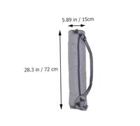 MUELODSIC Bolsa para Esterilla de Yoga de Gris con Correas Ajustables y Diseño con Almacenamiento Portátil y Gran Capacidad para Gimnasio y