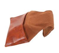 MUELODSIC Bolsa Portátil para Tiza de Billar de PU Marrón Estuche Protector para Tizas de Taco de Billar Soporte Ajustable para Accesorios de Snooker y Pool Almacenamiento Organizado