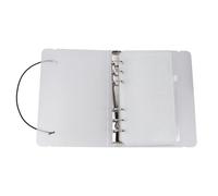 MUELODSIC Bolsa Transparente para Guardar Pegatinas y Hojas Sueltas, Fácil de Usar y Transportar, para Proyectos de Bricolaje y Organización