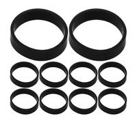 MUELODSIC Bridas Elásticas Reutilizables para Cables de Silicona Negras 15x5x1 Mm, 1000 Unidades, Bandas Organizadoras para Gestión de Cables Eléctricos Datos en Oficina y Hogar