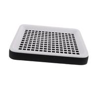 MUELODSIC Caja para Jaula de Conejos y Cobayas Material Duradero Antideslizante Diseño Resistente Fugas para Hámsters y Chinchillas Equipo de Limpieza para Mascotas Colores Negro y