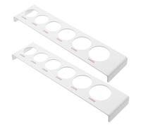 MUELODSIC Calibrador para Medir Diámetro de Cerezas 2 Unidades Plástico Reforzado 6 Anillos 24-34 MM Regla de Cocina para Huertos y Clasificación de Frutas