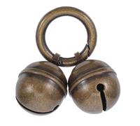 MUELODSIC Campana de Cobre Vintage para Collares de Mascotas Diseño con Clip Rápido Sonido Claro y Fuerte Ajustable para Perros y Gatos Pequeños Seguridad al Aire