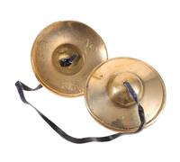 MUELODSIC Campanas de Platillo de Cobre Hechas a Mano, Instrumento de Percusión Manual para Yoga y Meditación, Tamaño Pequeño Estuche, Sonido Nítido de Campana Cantora, Platillos