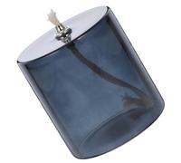 MUELODSIC Candelabro de Aceite de Vidrio Pequeño y Estable, Lámpara para Decoración de Cafeterías, Bares y Hogares, Recipiente Rellenable para Aceite Líquido
