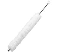 MUELODSIC Cepillo De Limpieza Para Flauta Travesera Con Cabeza De Algodón, Cable De Alambre Retorcido y Mango En Bucle, Accesorio Ligero y Práctico Para Cuidado De Instrumentos Musicales