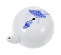 MUELODSIC Cerámica Gotero Agua Caligrafía Forma de al Vapor Accesorio Chino para Pintura y Escritura Artística Diseño Delicado y Color Brillante para Amantes Cultura