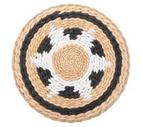 MUELODSIC Cestas de Pared Bohemias Redondas Medianas 25 Cm Hechas a Mano Algas Marinas Decoración de Pared Natural para Sala de Estar Boho Rústica Hogar