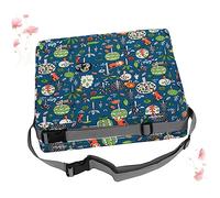 MUELODSIC Cojín Elevador De Silla Infantil Verde Diseño De Animales, Ligero y Duradero, Para Comedor y Viajes, Fácil De Limpiar, Para Niños y Bebés, Tamaño Compacto y Portátil