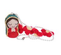 MUELODSIC Colgante para Espejo Retrovisor del Coche Virgen María de Resina Decoración Interior Religiosa Femenina Accesorio Colgado para Coche Adorno Espiritual