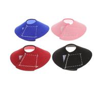 MUELODSIC Collar Antimordeduras para Pájaros 4 Piezas En Piel De Tigre, Diseño Chic y Cómodo para Evitar El Lamido y Rascado, Adecuado para Loros y Periquitos En Recuperación