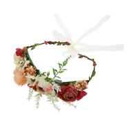 MUELODSIC Collar Floral De Boda con Etiqueta LED para Cachorro Invitado Mascota Personalizada Fiesta Nupcial Princesa para Collar Perro De Color Decoración De Boda Adornos