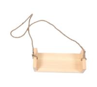 MUELODSIC Columpio de Madera para Bebés 30X13X10 CM Asiento Colgante sin Decoración Accesorio Vintage para Sesión de Fotos Jardín y Patio Silla Columpio Segura para Recién Nacidos