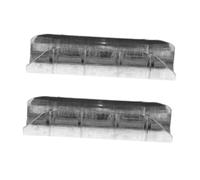 MUELODSIC Conector de Barra de Cortina de Acero Inoxidable para Varilla Romana, 2 Piezas Flexibles y Resistentes, Unión Adecuado para Barras de Cortinas de 28 Mm en Ventanas