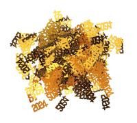 MUELODSIC Confeti Decorativo Fiesta de Año Suministros de Mesa para Celebración Adornos Brillantes para Decoración de Invitados