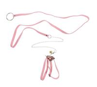 MUELODSIC Correa para Caminar de Tortuga Ajustable Cuerda Duradera, Arnés Pequeño Rosa para Transporte y Paseo de Tortugas, Uso Doméstico y Exterior, Mascota Reptil Color Aleatorio