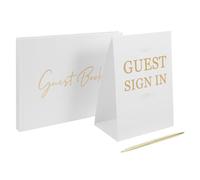 MUELODSIC Cuaderno de Boda de Visitas para Invitados Miniálbum de Recortes Papel Duradero para Despedida de Soltera y Fiesta 1 Juego Tamaño Compacto Registro y Recuerdos
