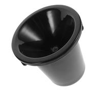 MUELODSIC Cubo para Escupidera Vino Negro Redondo con Asas Cubitera Plástica PP para Bar y Cócteles Enfriador Frío Multipropósito