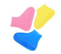 MUELODSIC Cubrebotas Desechables De Látex para Zapatos Talla S, Impermeables, Antideslizantes, Flexibles, Color Rosa, Protección para Lluvia, Nieve y Actividades Al Aire Libre