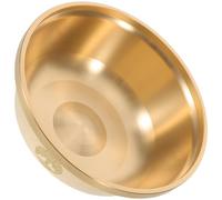 MUELODSIC Cuenco de Latón Decorativo de 9 CM para Ofrendas Rituales Cuenco Tradicional Chino Diseño de Pentagrama y Triple Luna Adecuado para Altar Doméstico y Ceremonias Espirituales