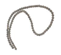 MUELODSIC Cuentas Redondas de Pirita Natural 4 Mm para Bisutería Artesanía Bricolaje 90 Piezas Color Dorado Joyeros Manualidades Obsequio Pulseras Collares Libre