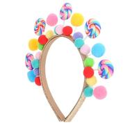 MUELODSIC Diadema Niña Lollipop Cartoon Dulce Accesorio Pelo Fiesta Cumpleaños Princesa Tocado Infantil