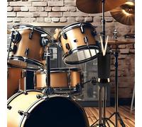 MUELODSIC Drumstick Holder Compact Transparent Drumstick Storage Case Portable Percussion Mallets Bag For Drummers Band Practice