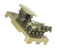 MUELODSIC Estatua Adorno Retro y Único Vintage de Guerreros de en Aleación de Zinc para del Hogar o Souvenir Cultural