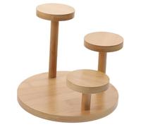 MUELODSIC Expositor de Joyas de Tres Estante Elevador para Almacenamiento de Bisuteria Organizador de Colecciones de Manualidades para Cuarto de Baño