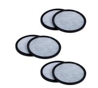 MUELODSIC Filtro de Agua para Cafetera 6 Unidades Filtro Reutilizable de Carbón Activado No Tejido de Bambú Diámetro 85 CM Accesorio para Máquina de Café Doméstica y Oficina Filtrado