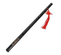 MUELODSIC Flauta De Bambú Negra Para Principiantes F-dur, Instrumento Tradicional Chino Ligero y Portátil Con Orificios Precisos, Adecuado Para Adultos y Niños Que Practican Flauta Antigua