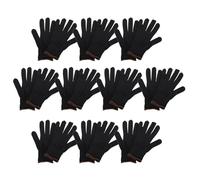 MUELODSIC Guantes Antiestáticos para Automóviles 10 Pares Guantes de Tela Fina Negros para Envoltura de Vinilo Protección sin Polvo para Carrocería Reutilizables y Multiusos para