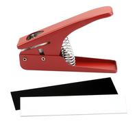 MUELODSIC Herramienta De Corte De Selección Guitar Fabricante Herramientas De Luthier Seleccionar Herramientas Manuales Recoger Puñetazo Pick Punch Plectrum Maker Rojo Metal