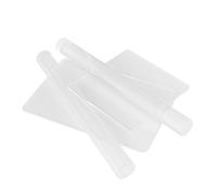 MUELODSIC Herramientas de Arcilla Acrílica para Moldear Rodillos y Tablas de Acrílico Duraderas para Escultura Artesanal con Tablero y Cuadrado Varillas Sólidas y Huecas Transparentes Kit