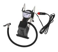 MUELODSIC Inflador de Neumáticos Portátil Eléctrico 16 Cilindros, Compresor de Aire Compacto Metálico y Plástico, Bomba para Coche y Bicicleta, Alta Presión 140 PSI, Uso Automotor