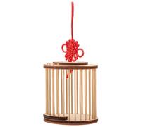 MUELODSIC Jaula para Grillos de Madera Redonda Contenedor para Cría y Transporte Hábitat al Aire Libre para Insectos Suministros para Mascotas Caja de Cría Resistente y Portátil