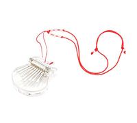 MUELODSIC Kalimba Acrílica Transparente Teclas Portátil Piano de Pulgar para Principiantes y Instrumento Musical Compacto Ligero Fácil de Tocar