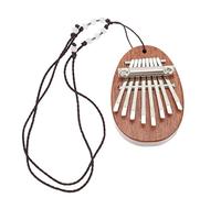 MUELODSIC Kalimba de Notas con Cuerdas para Colgar Mini Piano de Pulgar de Madera Diseño Ergonómico y Duradero para Principiantes y Músicos Portátiles Color Aleatorio Color Aleatorio